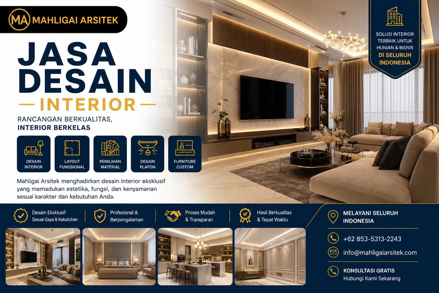 Jasa Desain Interior Cimahi: Hasil Berkualitas, Proses Praktis