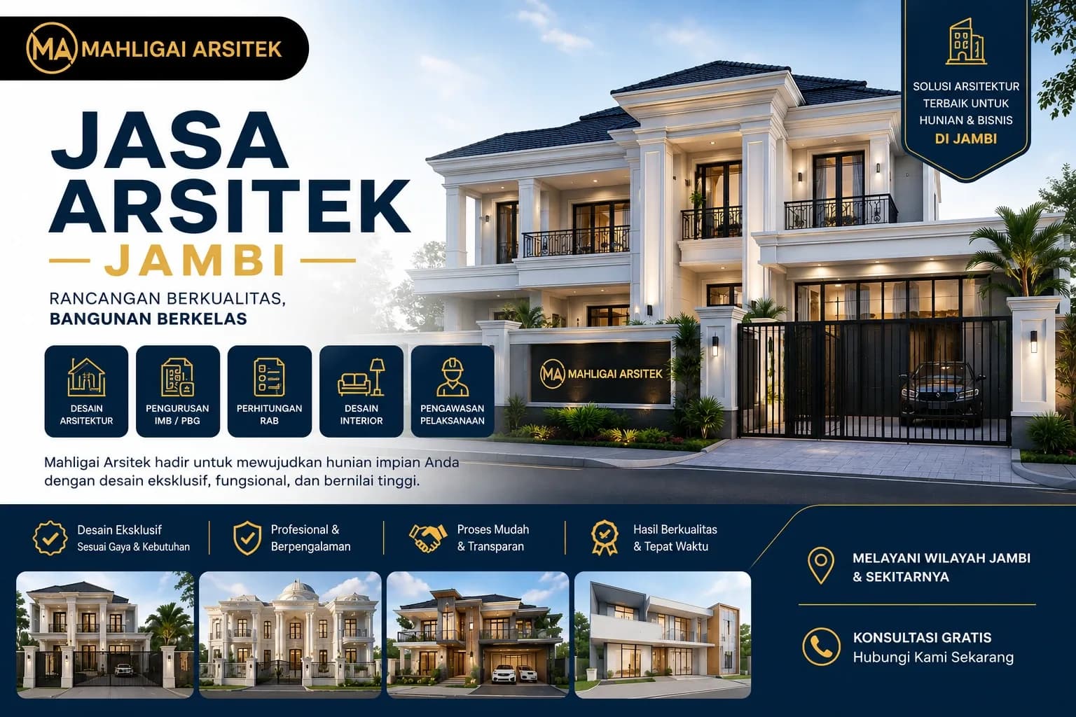 Jasa Arsitek Jambi Profesional untuk Desain Rumah dan Bangunan