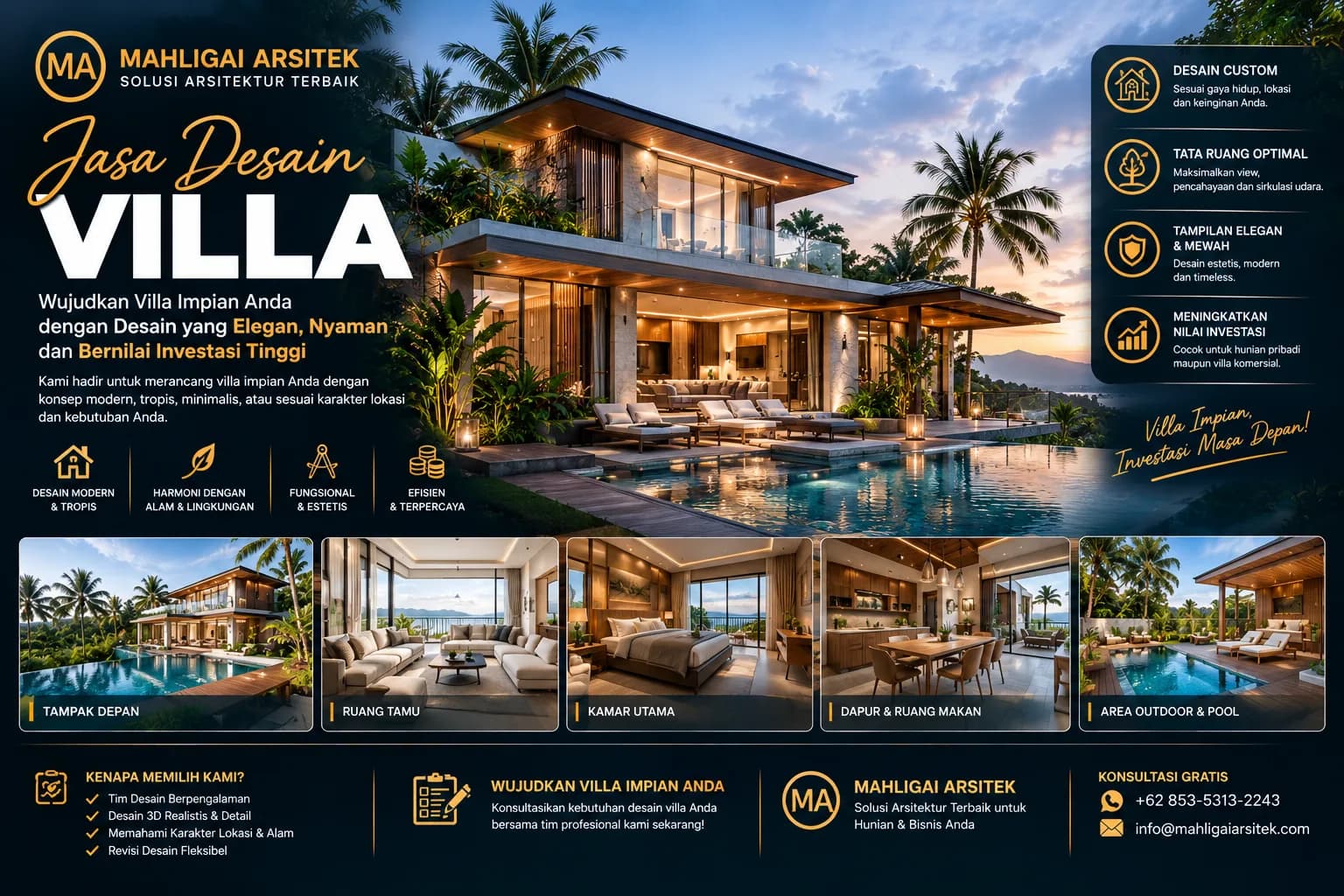 Jasa Desain Villa Buleleng