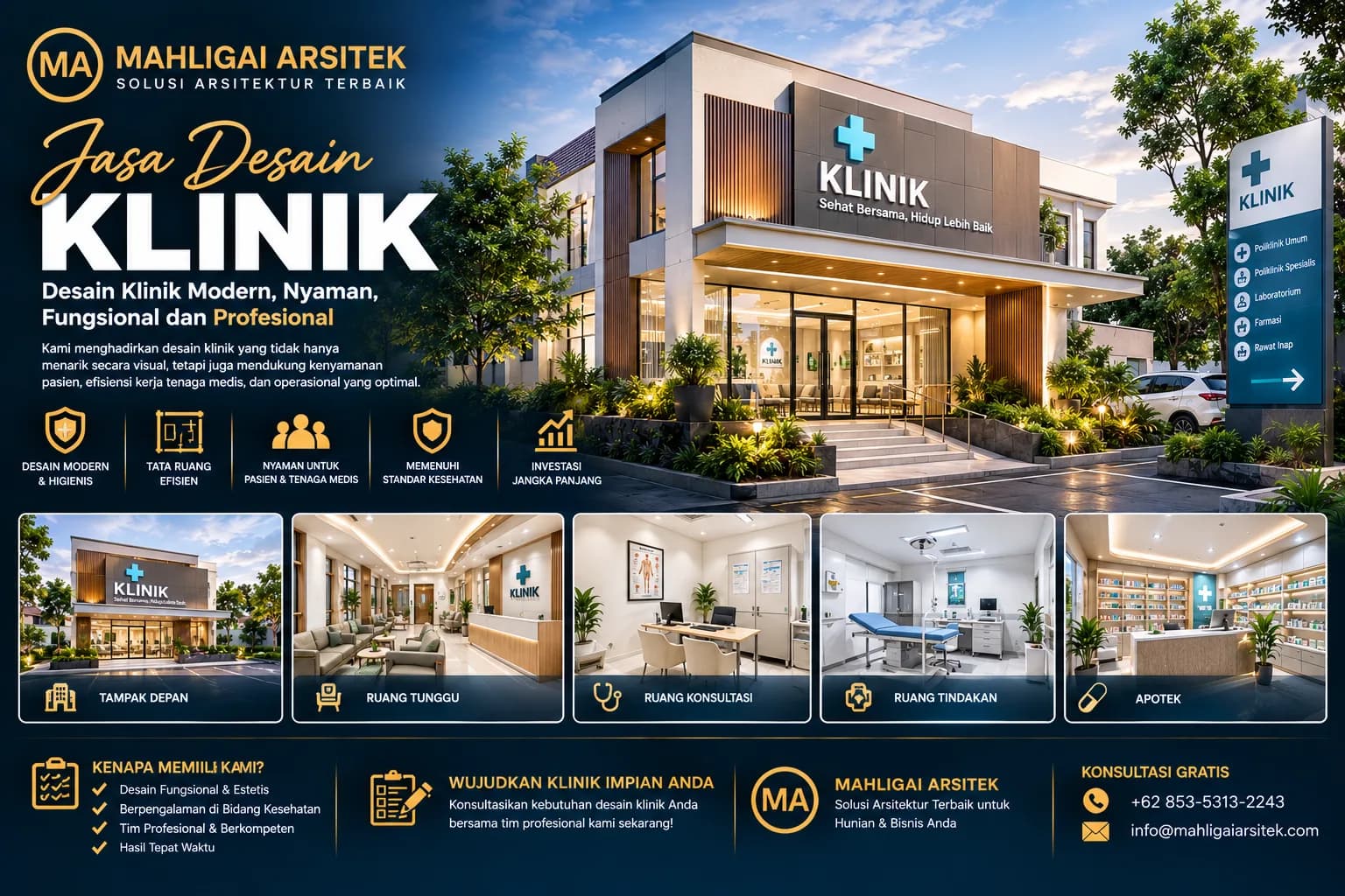 Jasa Desain Klinik Aceh Timur