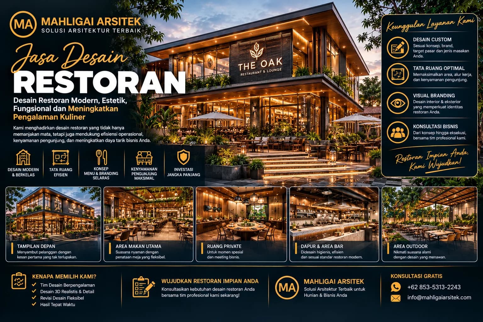 Jasa Desain Restoran Tabanan