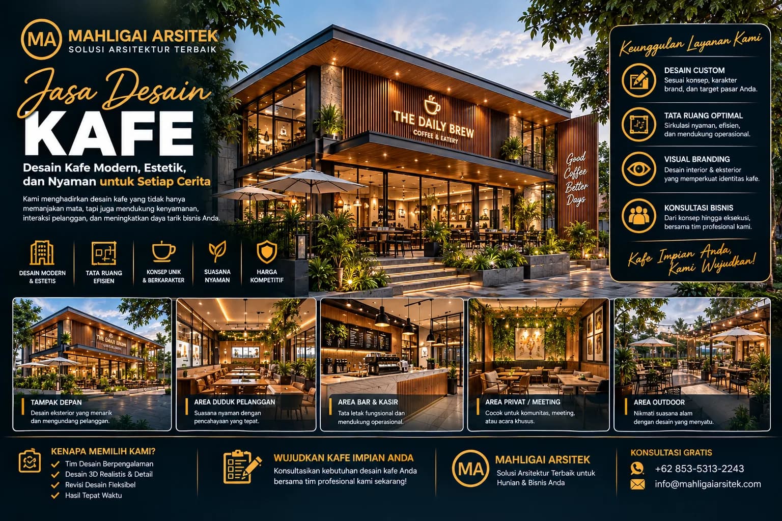 Jasa Desain Kafe Gianyar